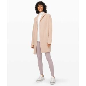 Lululemon Sincerely Sherpa Wrap Heathered Cashew